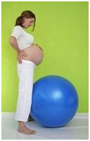 gym ballon pre-natal au cabinet de sage-femme double coeur
