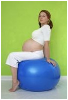 gym ballon pre-natal au cabinet de sage-femme double coeur